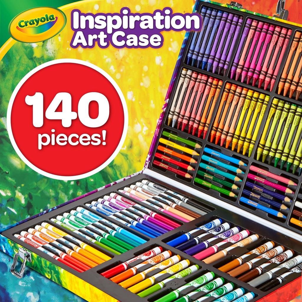 Crayola Drawing Inspiration Art Case Crayon Colored Pencil Marker 042532 Genuine Product