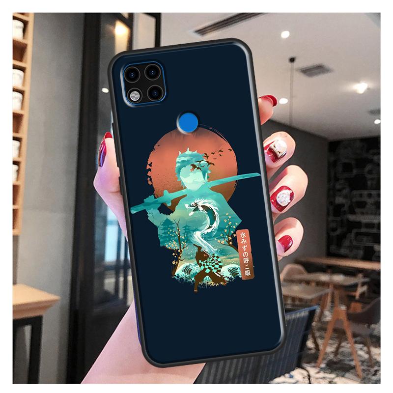 Demon Slayer Kimetsu no Yaiba Funda For Xiaomi Redmi Note 10S 9S 8T 9 Note 10 Pro Note 11 Pro Redmi 9C 9A 9T Soft Case