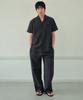Wednesday Oasis Yoru Elastic Banding Semi-Wide Pants_Charcoal(Wb6Pt21)