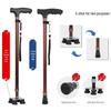 Kodeno Elderly Telescopic Walking Stick with Light