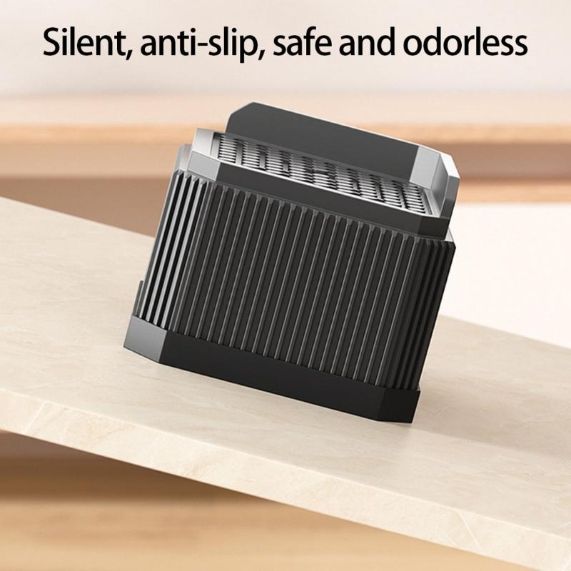 Pacote com 4 Capas de Pés de Móveis Plásticas Antiderrapantes Protetores de Altura Ajustável para Mesas Armários Guarda-roupas