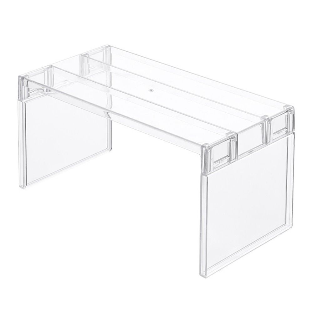 detachable PP Fridge Layered Separator Shelf Transparent Space saving Storage Rack Thickened Good load bearing Kitchen Seasoning