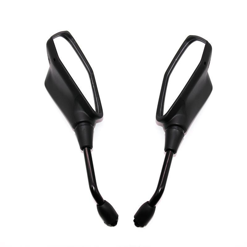 Elektrické vozidlo 10mm Zpětné zrcátko s železnou tyčí - Konvexní design pro motocykly (Pravá strana)