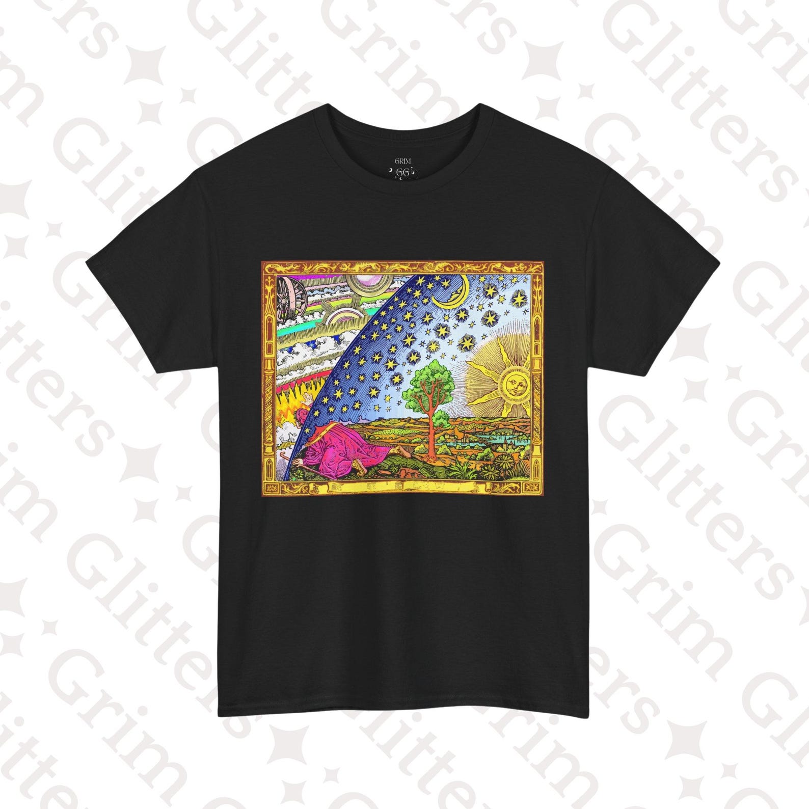 Flammarion Engraving T-Shirt: Alchemist s Dream Unisex Tee S