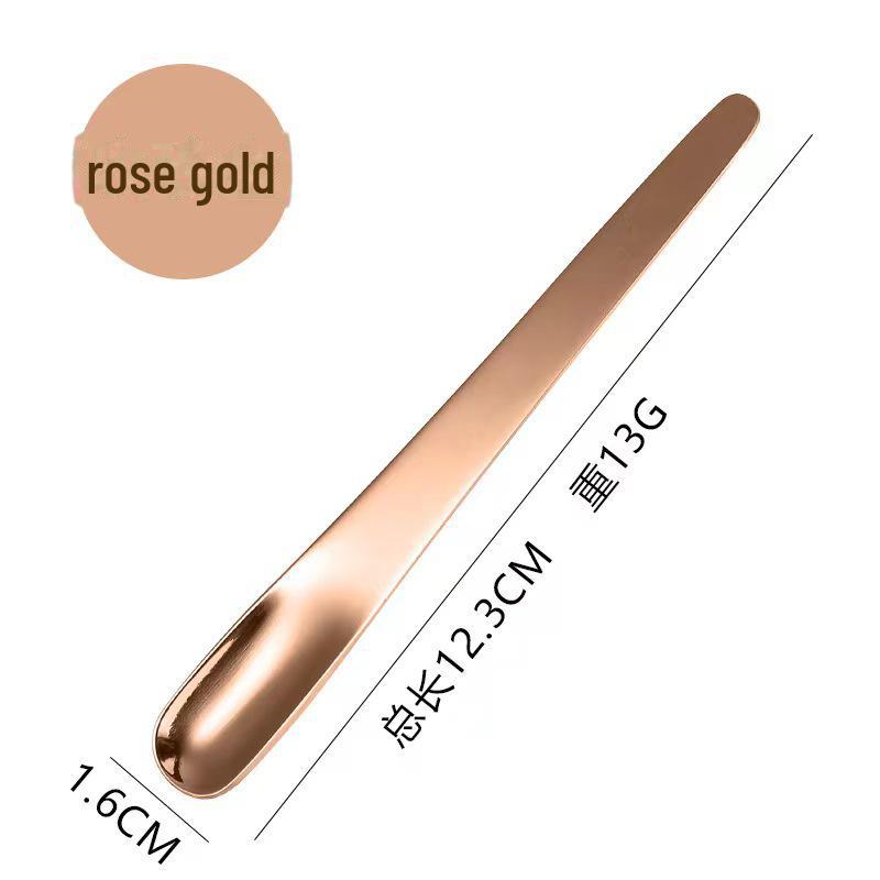 

Креативная маленькая ложка из нержавеющей стали с титановым покрытием для кофе, лекарств и мороженого