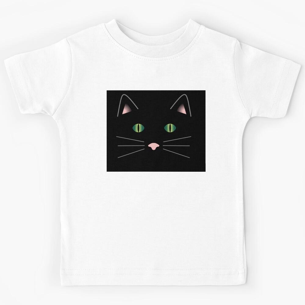 Black Cat Kids T-Shirt 150