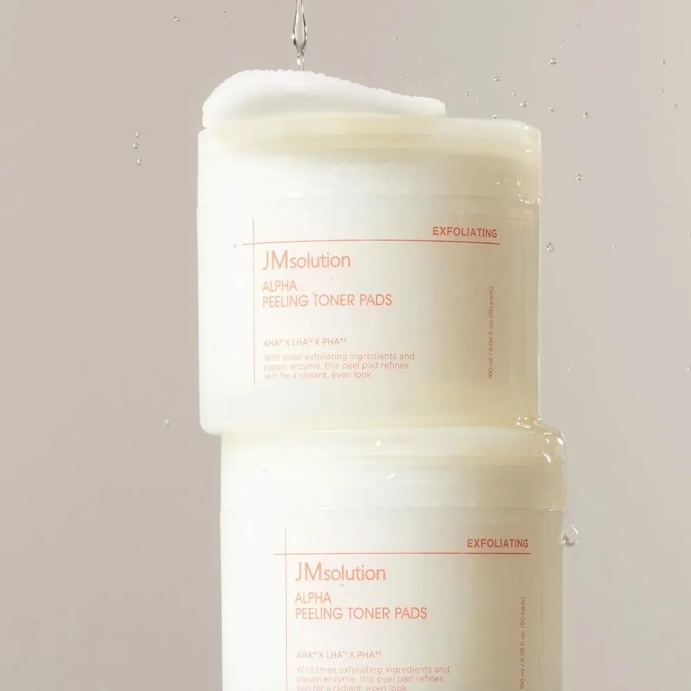 JMSOLUTION Alpha Peeling Exfoliating Pads Toner Pads Skin Pads (170ml * 80 Pads) (Select 1/2) 1