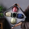 Kiln Change Wuxing Cup Teacup Large Ceramic Master Cup Jianzhan Tianmu Glaze Kung Fu Tea Set Gift Box Set