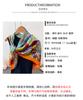 Fashion Versatile Simulation Silk High-end Large Square Scarf Silk Scarf Printing Travel Shawl Scarf Sunscreen Headscarf Women's Scarf