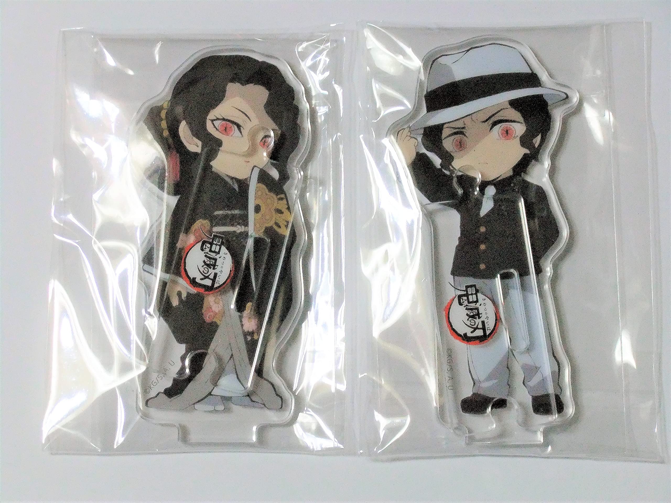 

Клинок, рассекающий демонов, Соединяющийся акриловый Мудзан Набор из 2 подставок, Кибуцудзи,