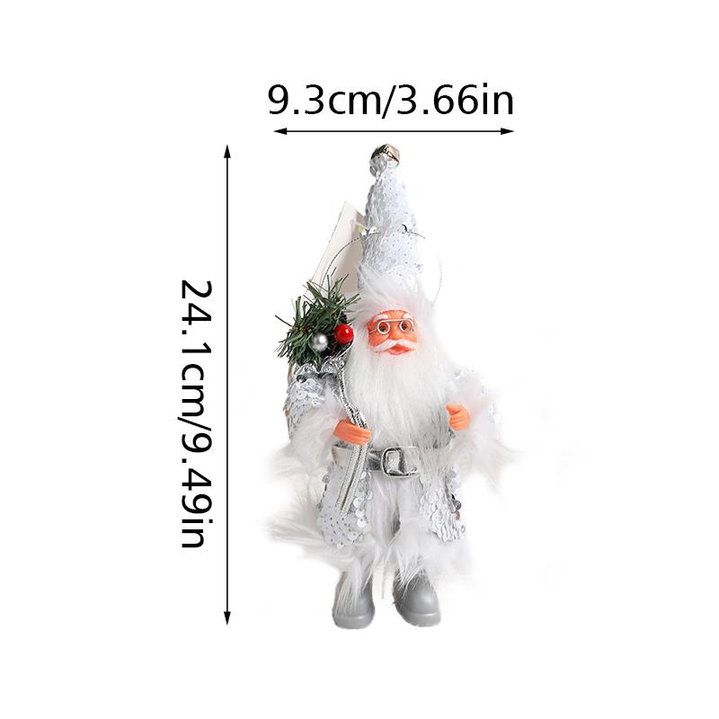 Christmas Santa Claus Ornaments Home Party DIY Desktop Bookshelf Exquisite Festival Supplies