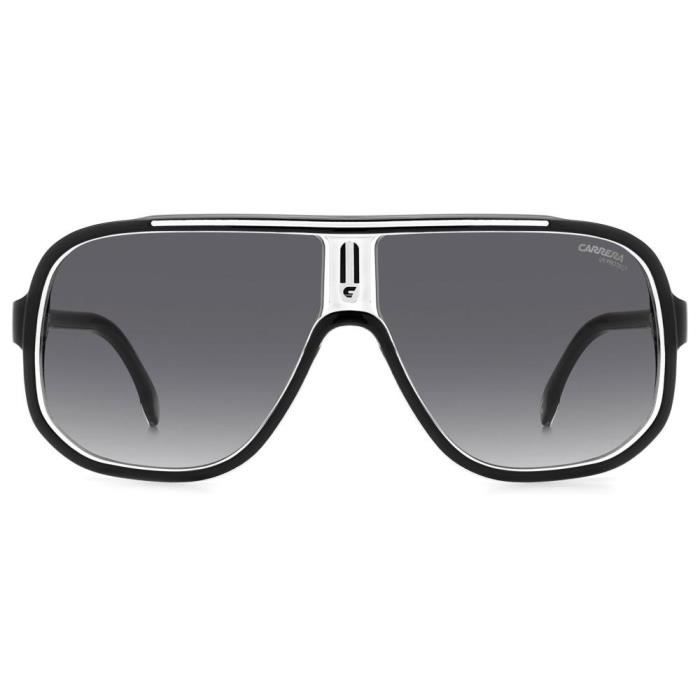Sunglasses - CARRERA - CARRERA 1058/S - Black White/Grey - Square Frame - Men