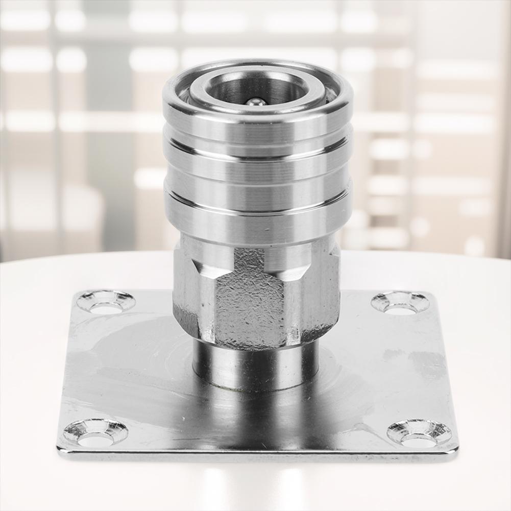 Storage Rack Stainless Steel Pressure Washer Nozzle Tip Holder 1/4 Quick Connector Automatic Foam Cannon Holder Non Self-Locking