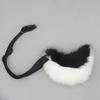 Kaninchenschwanz Verstellbarer Gürtel für Cosplay Halloween Party Kostüm Anime Kostüm Zubehör Tier Schwanz Weicher Tier Schwanz