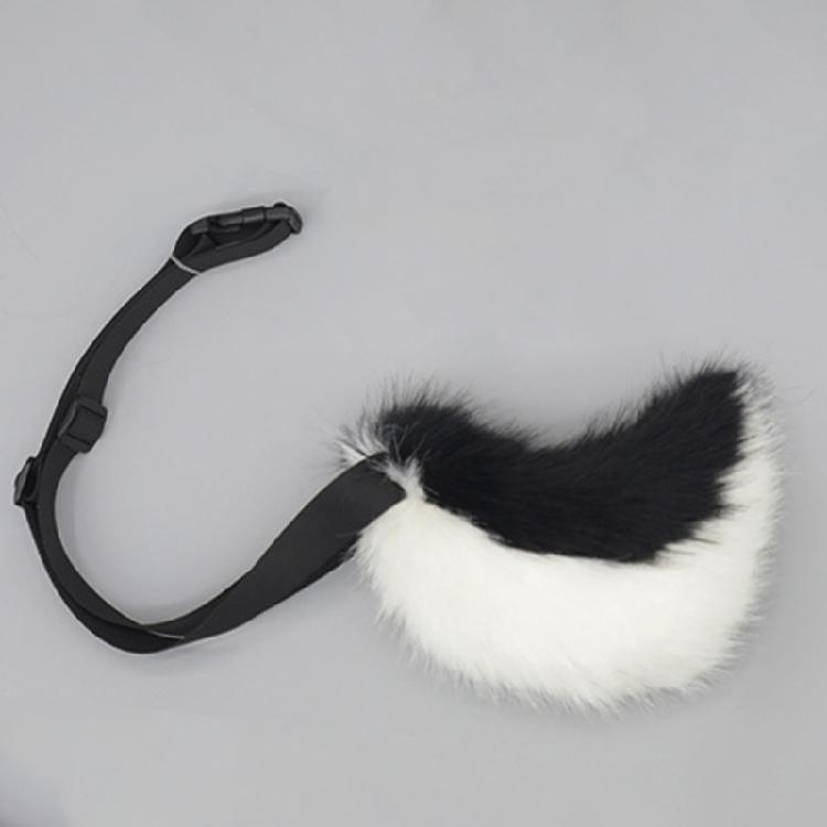 Kaninchenschwanz Verstellbarer Gürtel für Cosplay Halloween Party Kostüm Anime Kostüm Zubehör Tier Schwanz Weicher Tier Schwanz
