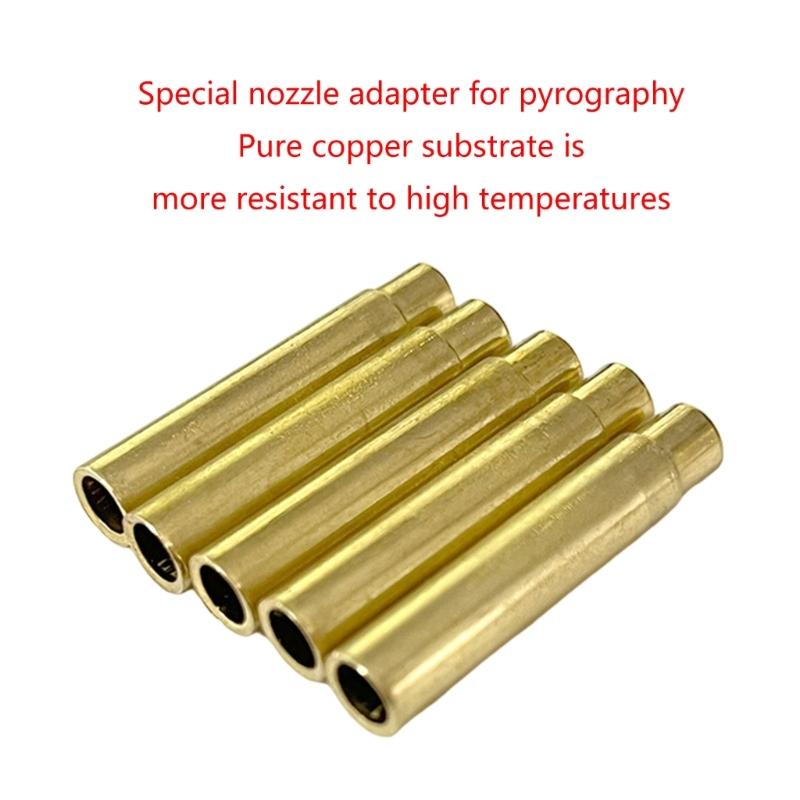 Fine Wood Burning Pen Head Adapters Carving Tip Converters for Hobbyists and Artists Electronics Repair Jewelry Making