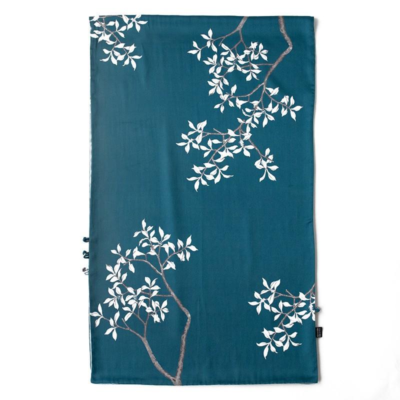 Silk Scarf Mom Mother-in-law Elegant Long Square Fashionable Wrap