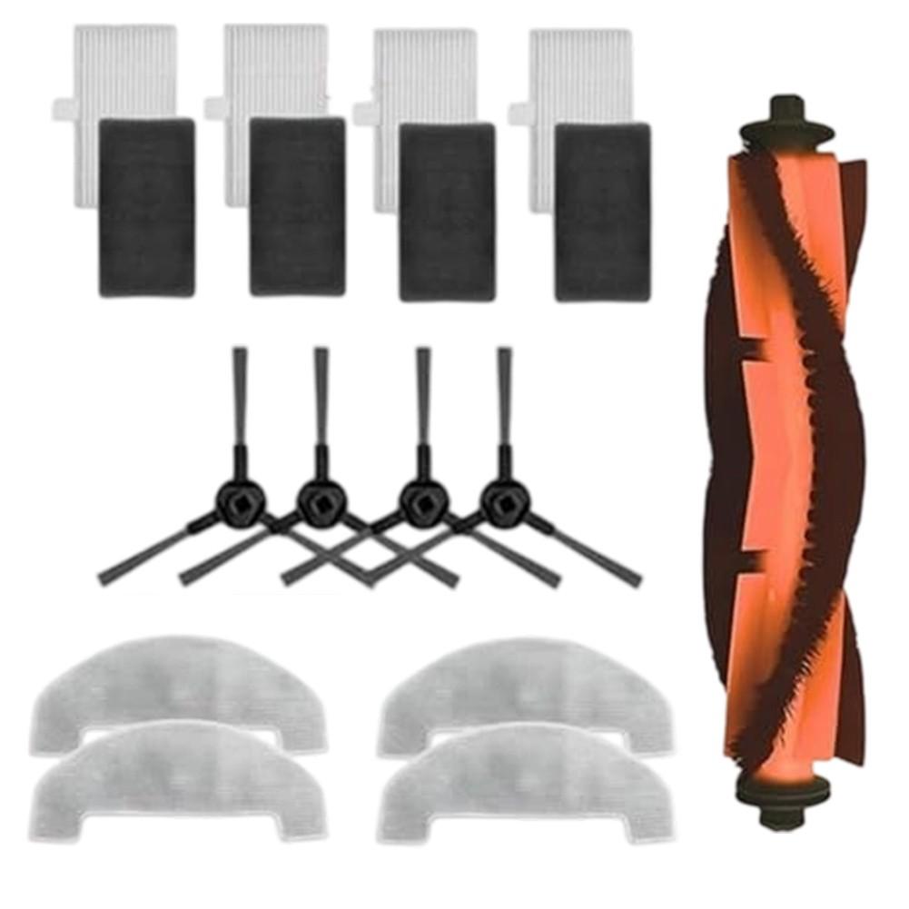 For Mova E10 E20 PLUS Vacuum Main Side Brush Filter Mop Cloth Replacement Set