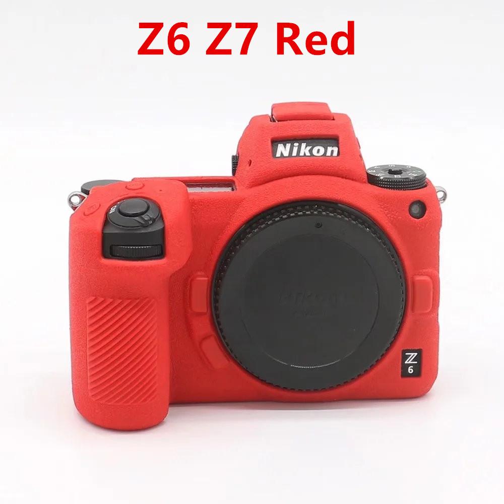 Soft Silicone Rubber Armor Camera Bag Case For Nikon Z50 Z6 Z7 Z6II Z7II D5500 D5600 D7000 D7100 D7200 D600 D610 D750 DSLR Cover