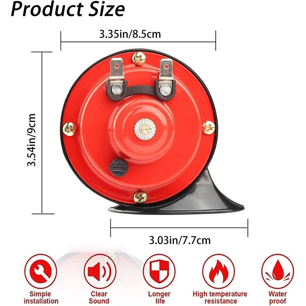 Air Snail Car Horn 12V/24V for Trucks Suvs Rvs Trains and Boats