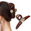 Princess At Large Hair Clips Elegant Opal Flower Non-Slip Cute Strong Hold Catch Barrettes Hair Styling Tool