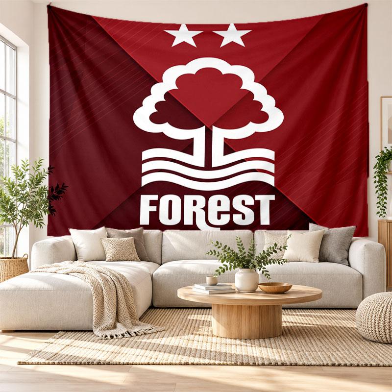 Nottingham Forest Wall Tapestry, Soft Fabric Wall Hanging, Decorative Backdrop For Bedroom Home Wall Art
