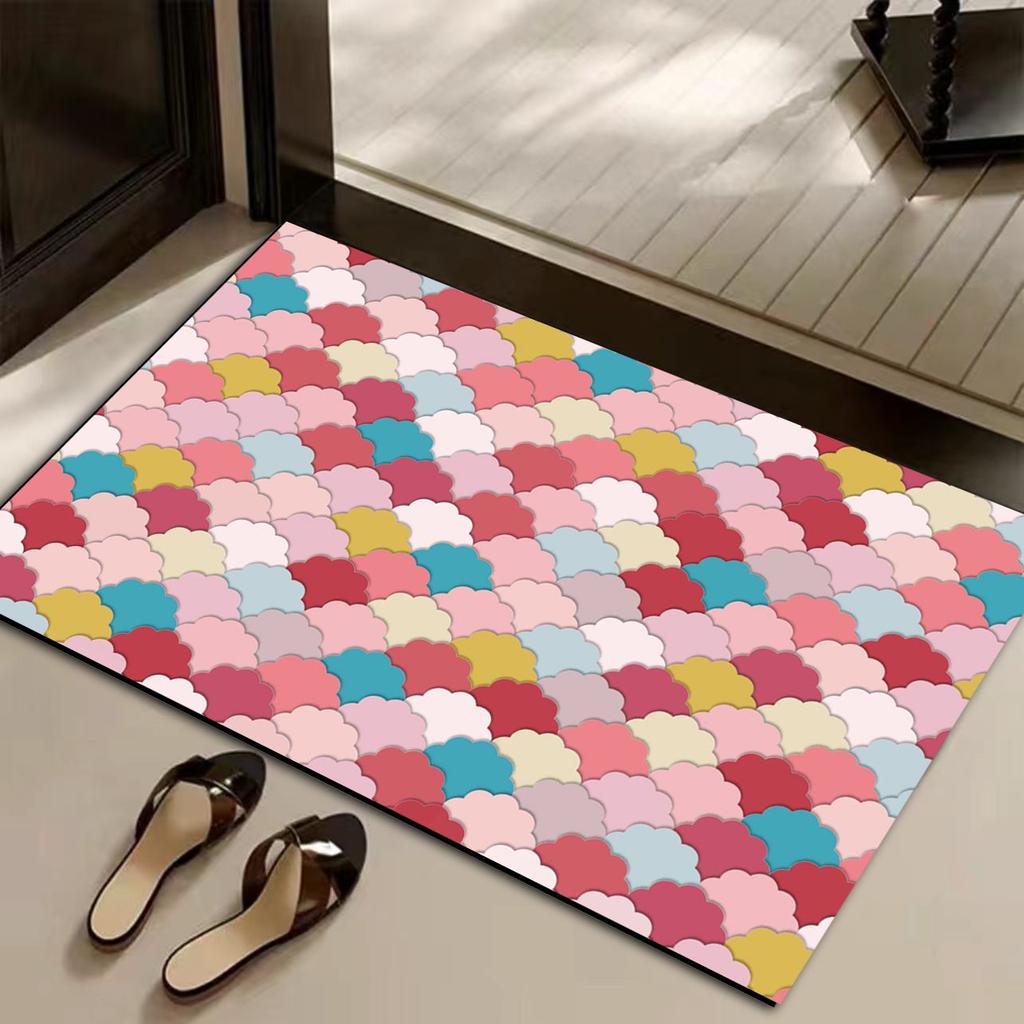 Bathroom Floor Mat, Diatom Mud, Strong Absorbent Mat, Quick-drying Non-slip Foot Mat At the Bathroom Door