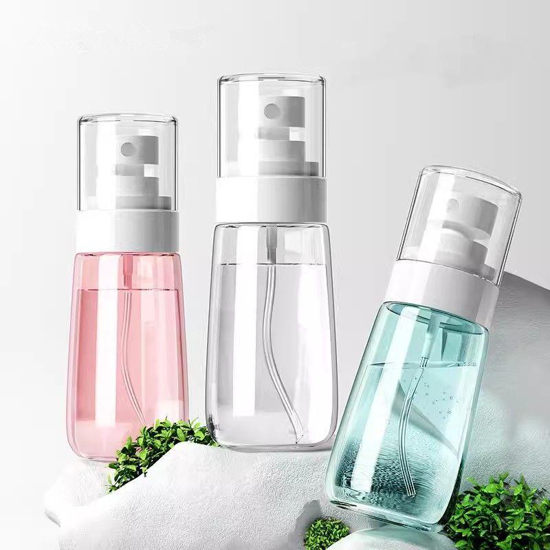 Ultra-Fine Mist Travel Spray Bottle for Moisturizing and Alcohol Solutions, Portable and Refillable.