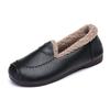 Shoes Women Wear New Velvet Warm Fluffy Shoes In Winter, Flat Bottom Low Top One Pedal Cotton Shoes
