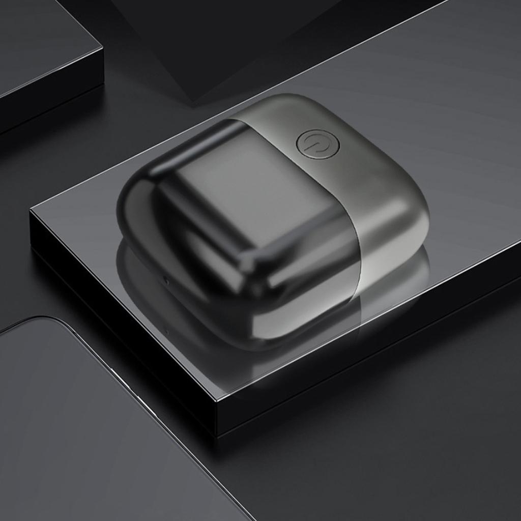 Portable Electric Shaver Men s Razor Double Blade Beard Trimmer Dual Ring Floating Blade Net Self sharpening Stainless