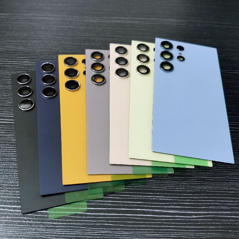 For Samsung Galaxy S24 Ultra Battery Back Cover Glass Rear Housing Cover Replacement With Camera Lens for Galaxy S24Ultra