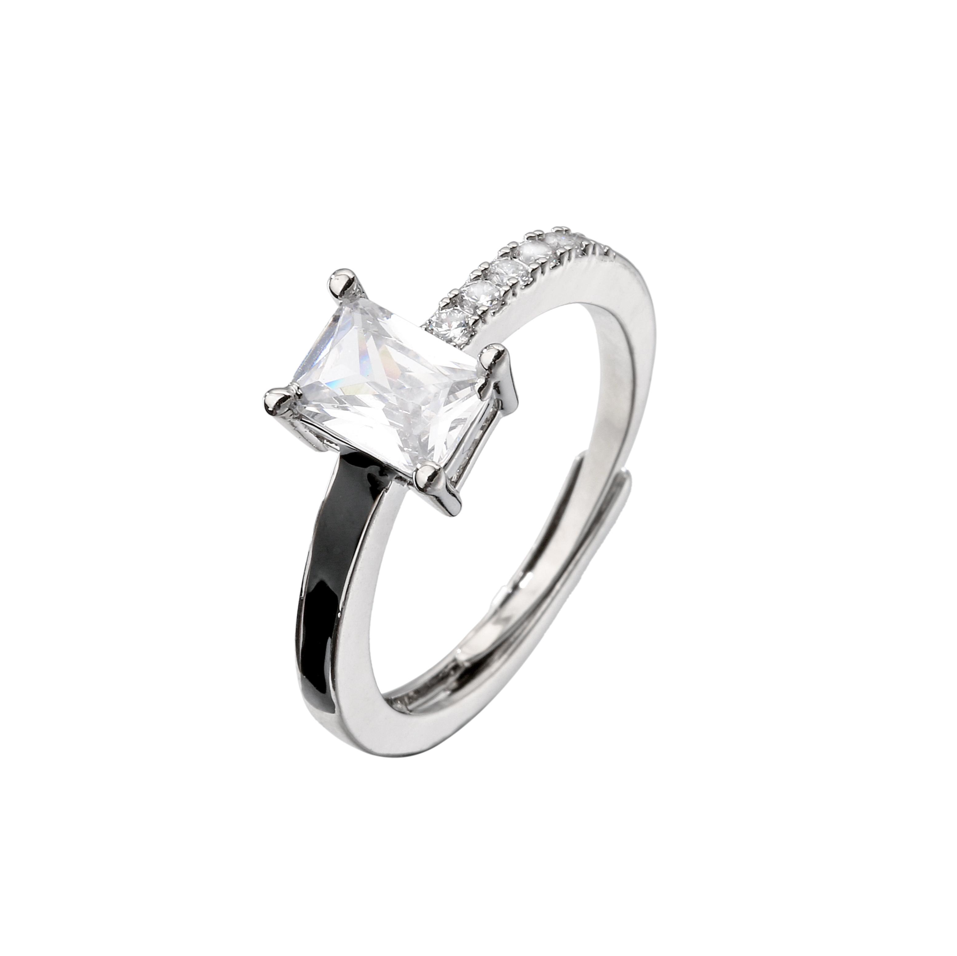 

HECHENG,Colorful Ring,Enamel Candy Color Copper Ring Inlaid CZ INS Style Women Ring,Wholesale Zircon