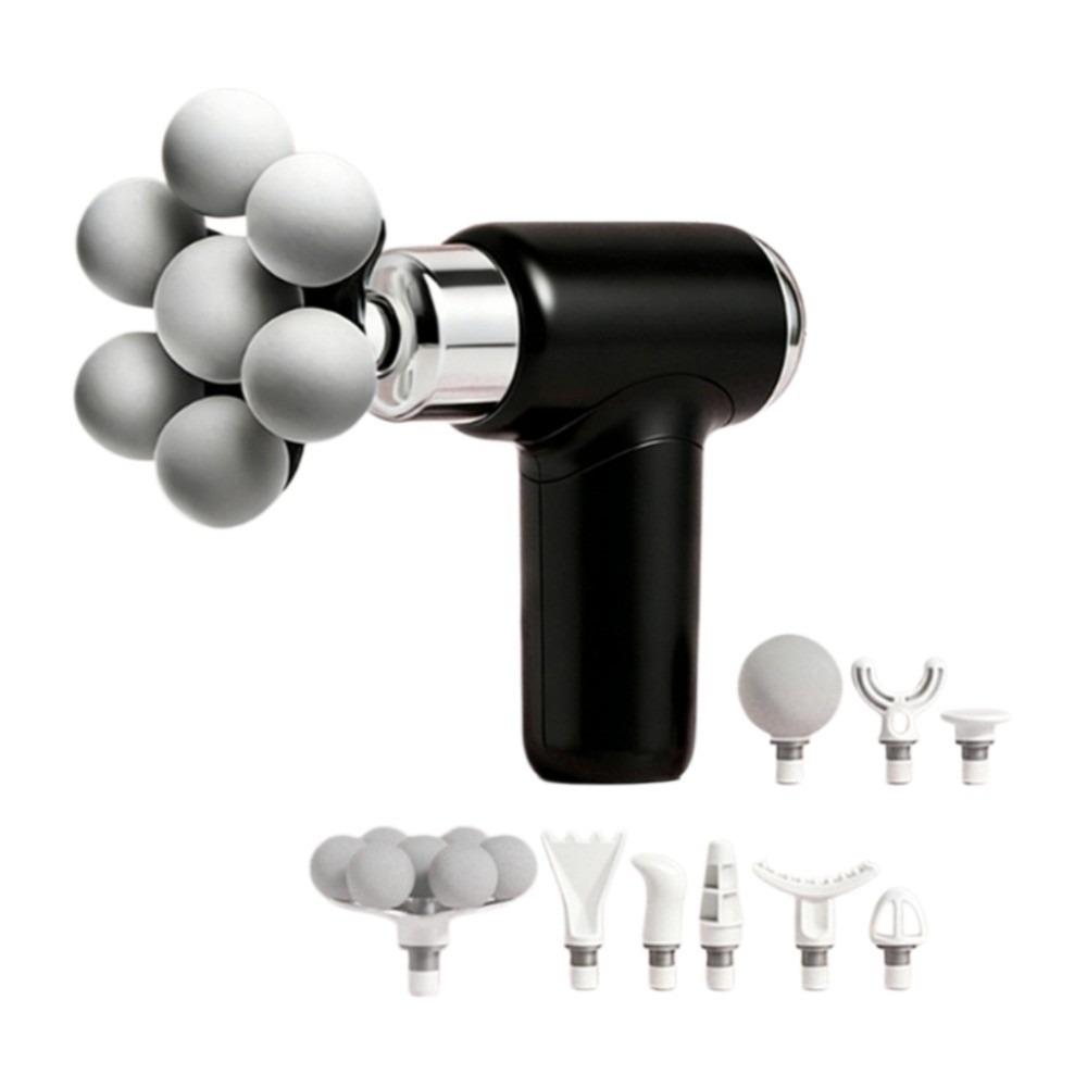 9 Replaceable Heads 7 Balls Muscle Massager Compact Size Fascia Machine Massager Home Fitness