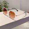 KAMMPT Vintage Polygon Sunglasses Men Women Gradient Lens Retro Chic Designer Sun Glasses Outdoor Fashion Shades