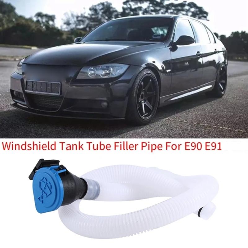 Scheibenwaschflüssigkeitsbehälter Füllrohr für E90 E91 328i 316i 318D 330D 61667135409 Füllschlauch