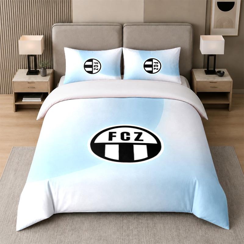 3Pcs Bedding SetFC Zürich Soft Bed Sheet and Two Pillowcases Home Bedroom Decor