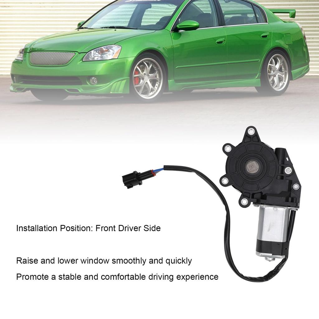 Power Window Lift Motor, 807314Z305 2 Pin Power Window Motor Strong Performance Front Driver