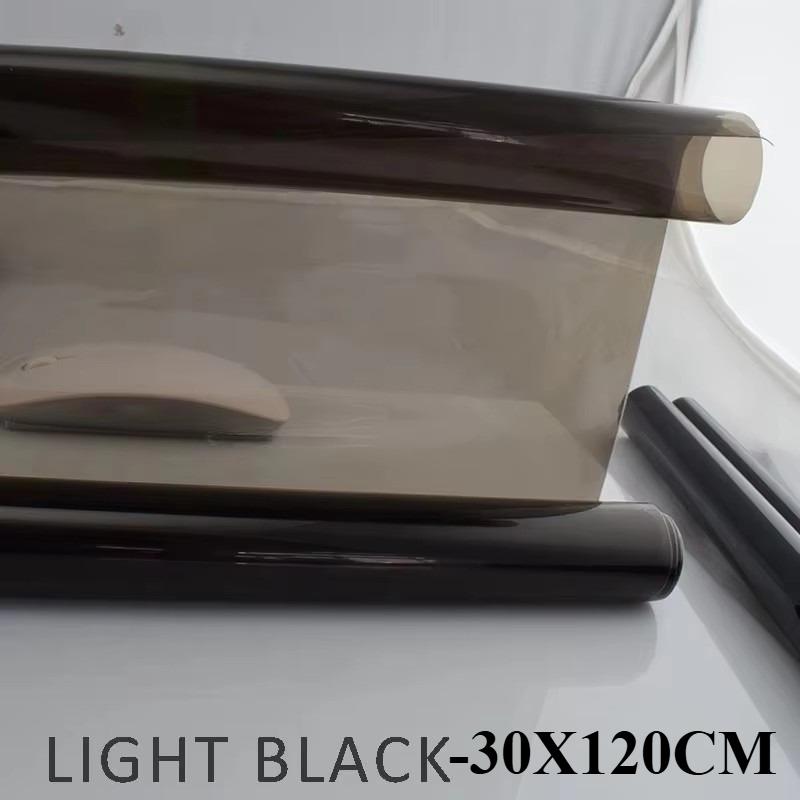 Lucios Transparent Negru Fum Ușor Folie PVC Tintă Far Stop Folie de Acoperire Wrap Autocolant Folie de Acoperire Folie Blindată pentru Mașini