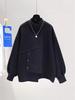 2026 Plus Size Women's Half-High Collar Sweatshirt - Spring/Autumn Korean Style Simple Loose Jacket