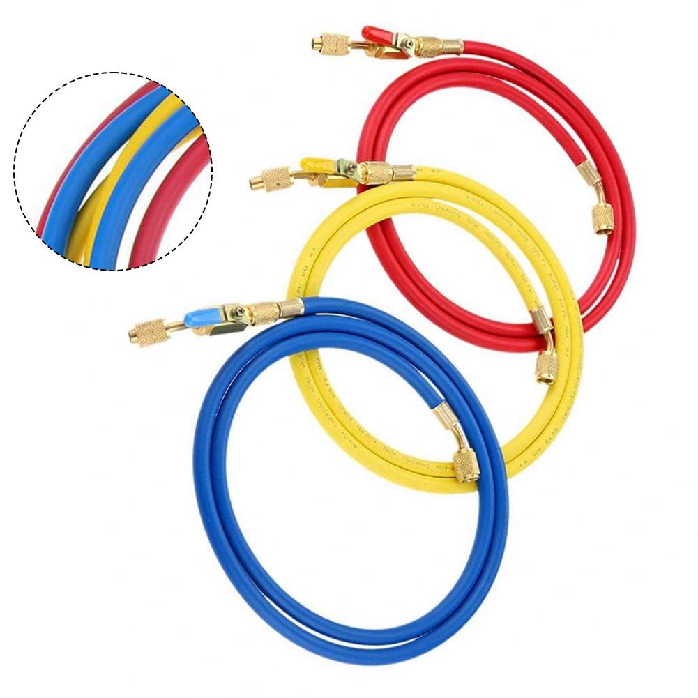 1 4-inch Hose Ball Valve Hose Convenient Length Options Efficient Draining Refrigeration Repair For Air Conditioning