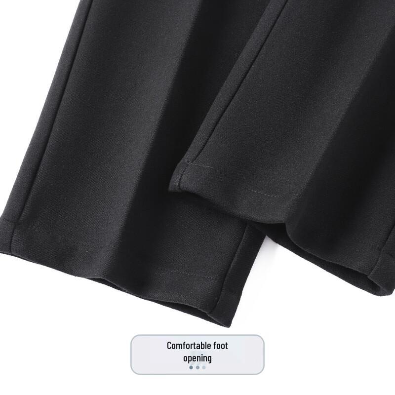 Men's Thickened Warm Business Casual Wool Blend Trousers