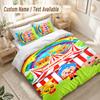 Set Biancheria da Letto El Payaso Plim Plim, 1 Copripiumino & 2 Federe Morbido Confortevole Camera da Letto Tessile per la Casa Decorazione