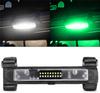 White & Green LED Roll Bar Mount Dome Light For UTV Can Am Polaris RZR Universal