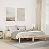 VidaXL Extra Long Bed Frames Without Mattress 160x210 Cm Solid Pine Wood, Bed, Bedroom Furniture, Wooden Bed, Double Bed, 852408