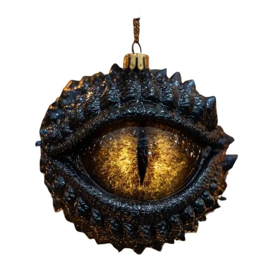 1/2Pcs Acrylic Dragon Eye Hanging Decoration 2D Flat Home Office Holiday Party Christmas Tree