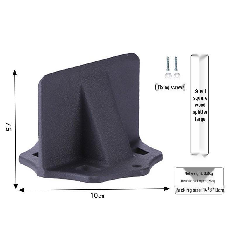 Wandmontierter manueller Holzspalter: Outdoor Camping Brennholz Spaltwerkzeug
