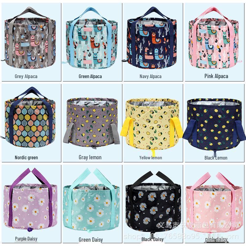 Portable Foldable Foot Bath with Insulated, Multifunctional Foot Soak Bag for Travel and Dormitory Use