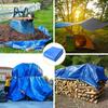 Heavy Duty Waterproof Tarpaulin Large Multipurpose Cover UV Resistant Thick Poly Tarps for Outdoor Camping Tent Pool Rain Cover