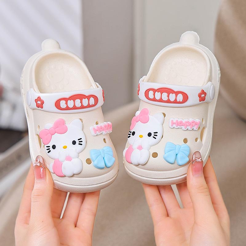 Soft Non-Slip Cartoon Slippers for Girls, Toddlers & Babies - Indoor Summer Wear