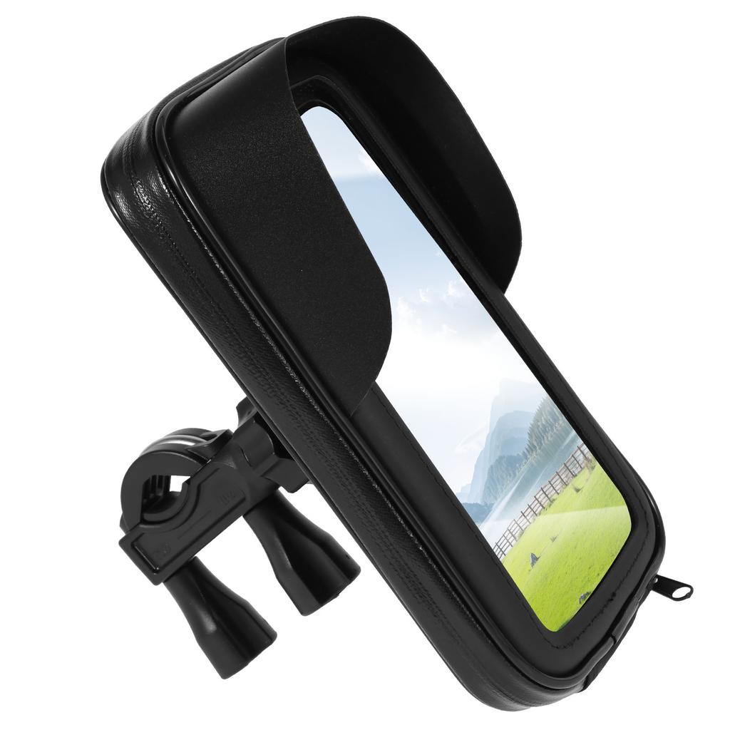 Bicycle Phone Holder Waterproof Bag 360 ° Rotatable Phone Holder Bag Touch Screen Bicycle Protective Bag